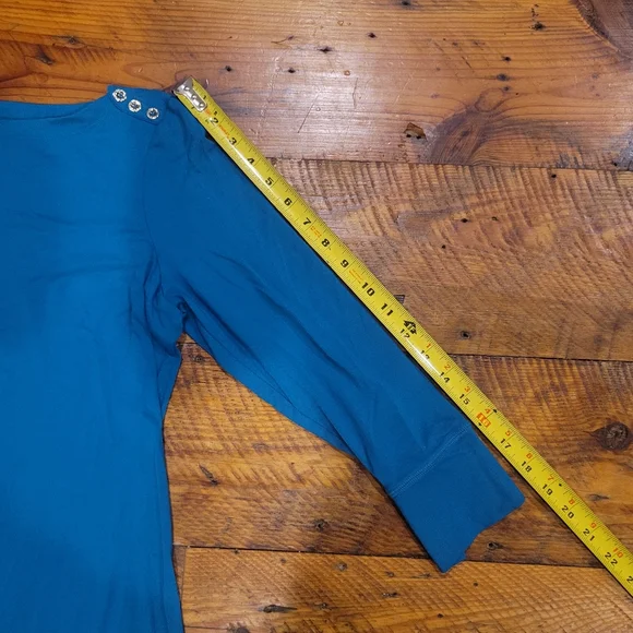 Teal Lilly Pulitzer Dress with Button Accents - Picture 7 of 8